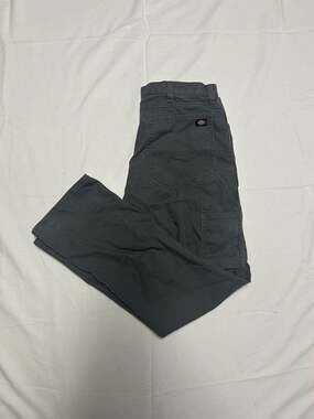 Dickies Flex Relaxed Fit Duck Carpenter Pants 36x32 Gray
